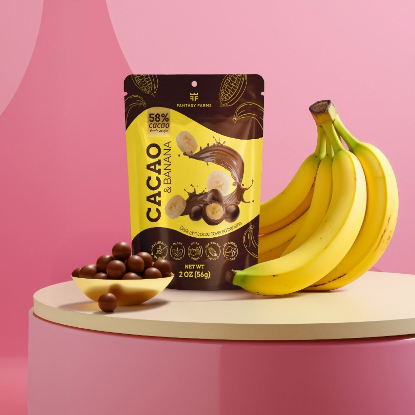 CHOCOLATE COVERED FRUIT- HALLMARK (Pack 44)