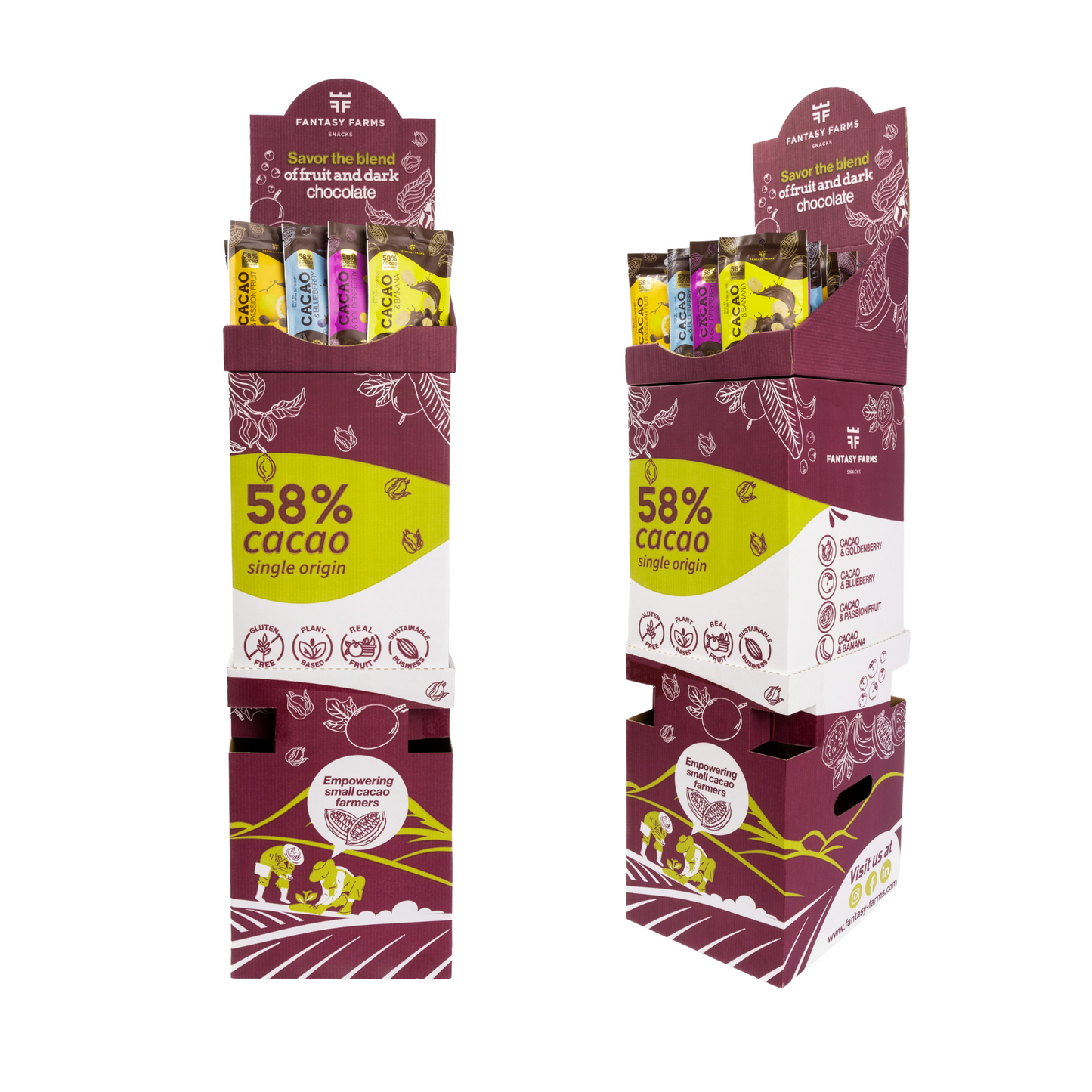 CHOCOLATE COVERED FRUIT- HALLMARK (Pack 44)