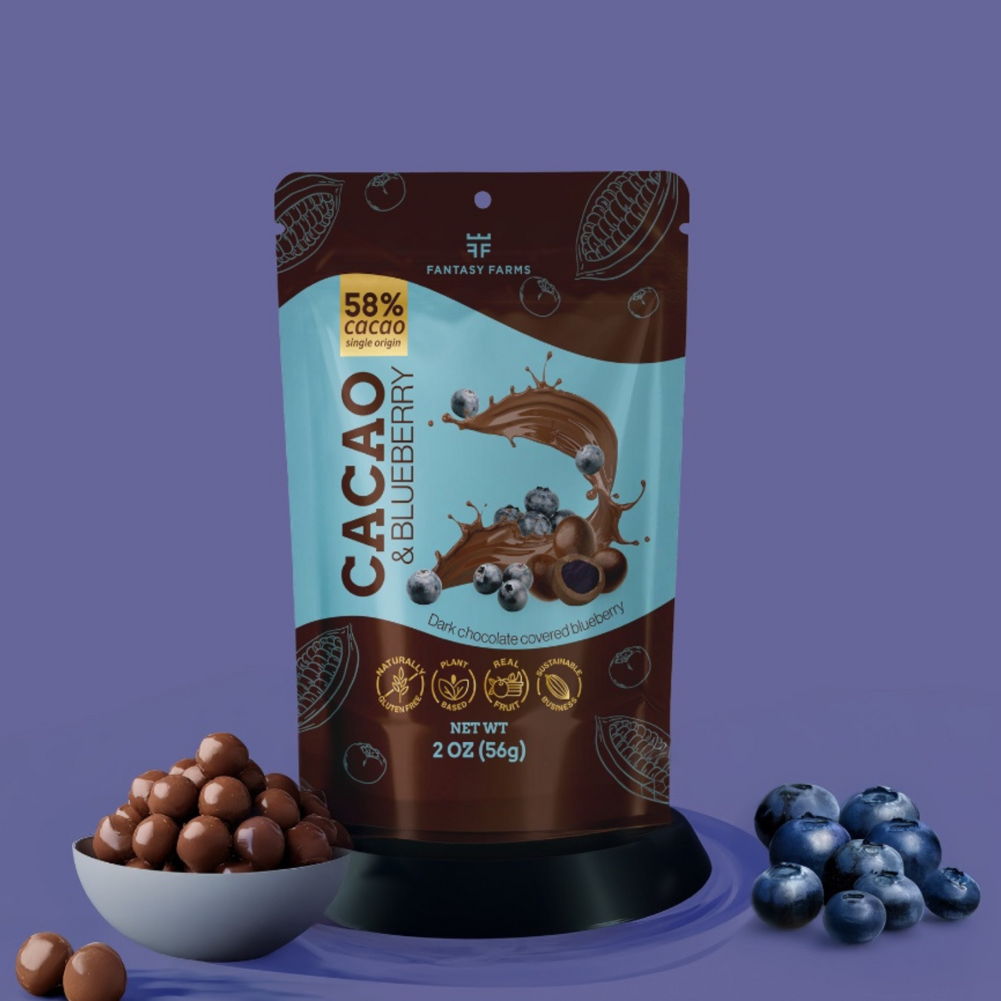 CHOCOLATE COVERED FRUIT- HALLMARK (Pack 44)