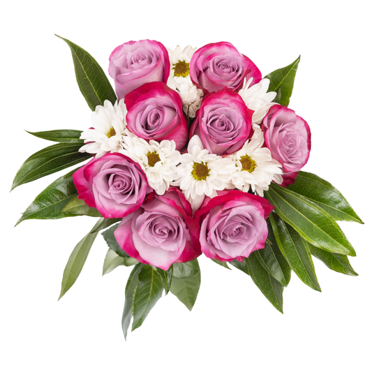 VALENTINE´S DAY - VASE AND BAG BOUQUET - HALLMARK